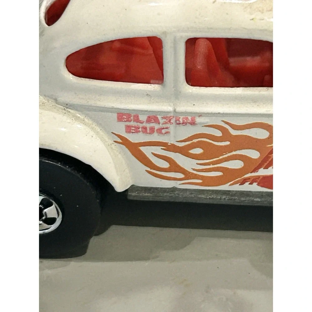 Hot‎ Wheels 1983 Vintage Real Riders Baja Bug White Blazin Bug Loose